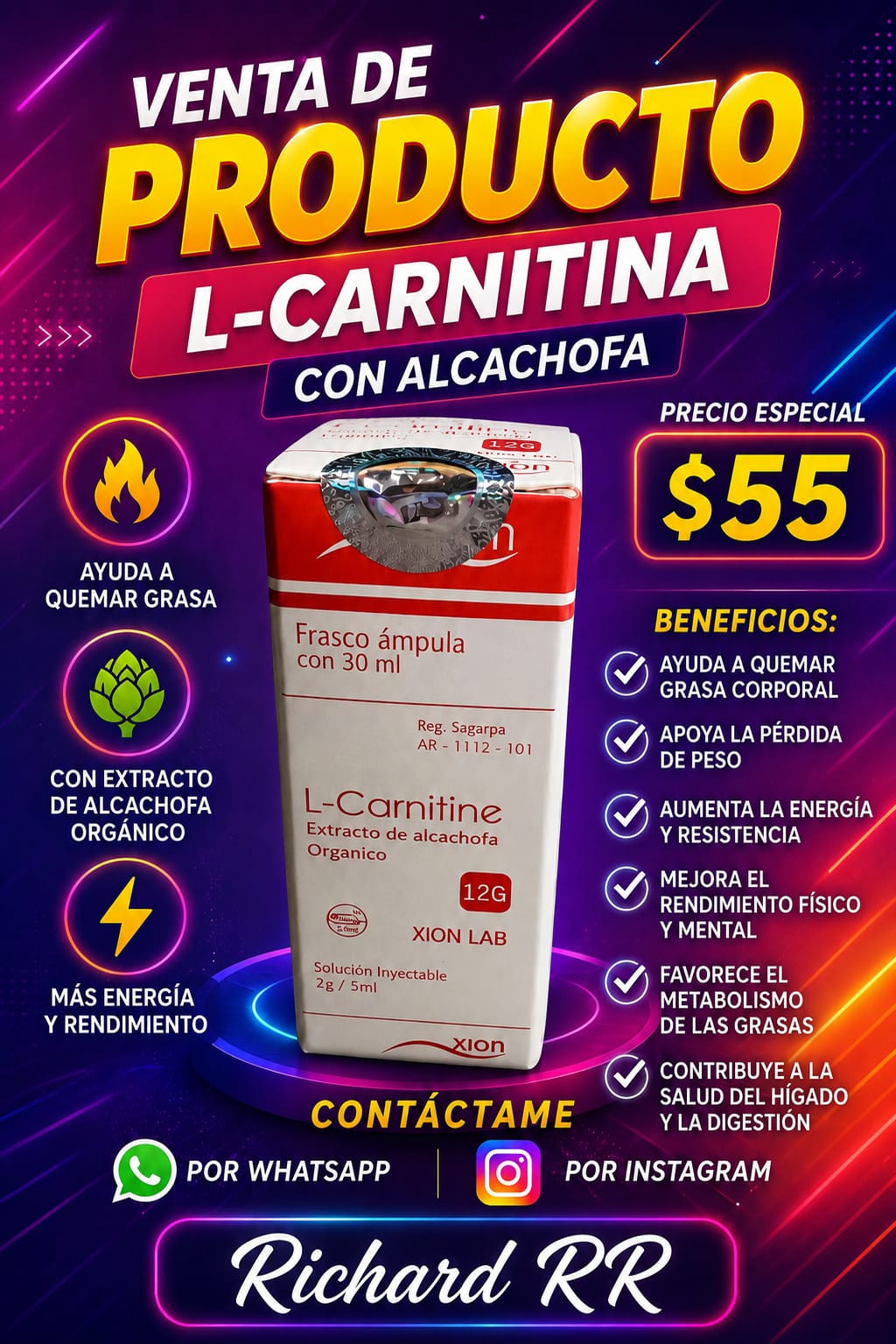 L-Carnitina con alcachofa