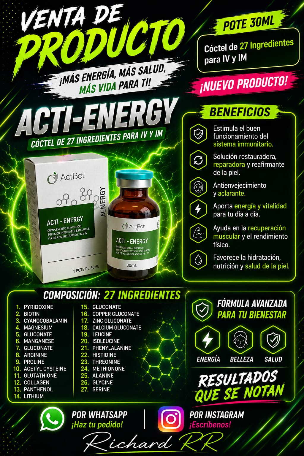 Vitaminas y energía